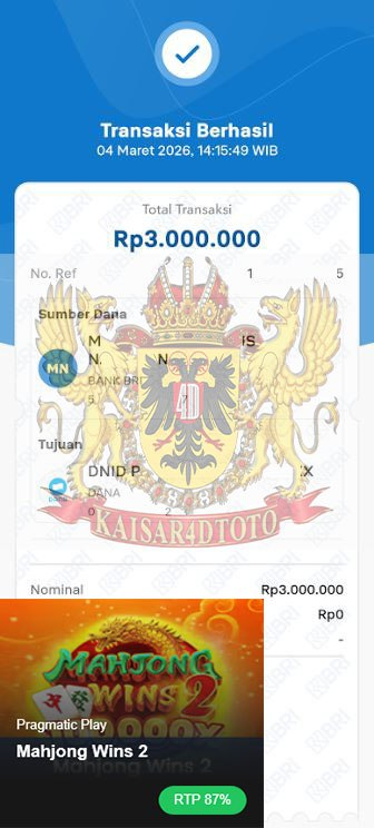 BUKTI JACKPOT KAISAR4DTOTO