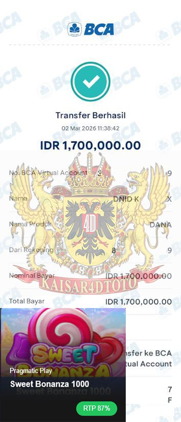 BUKTI JACKPOT KAISAR4DTOTO