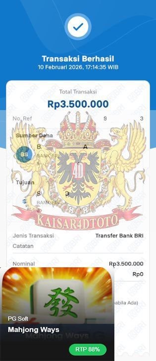 BUKTI JACKPOT KAISAR4DTOTO