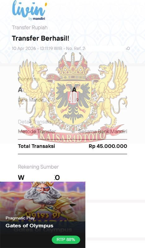 BUKTI JACKPOT KAISAR4DTOTO