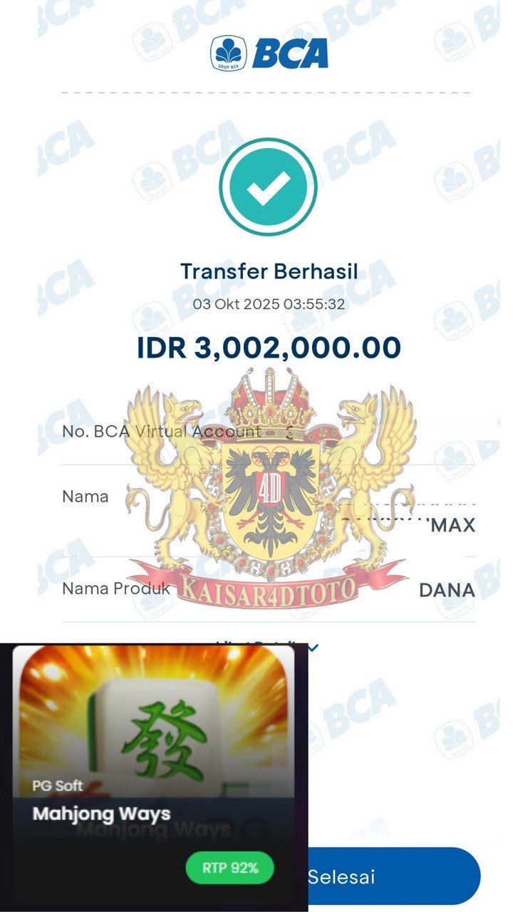 BUKTI JACKPOT KAISAR4DTOTO