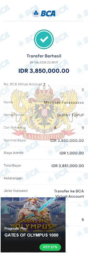 BUKTI JACKPOT KAISAR4DTOTO