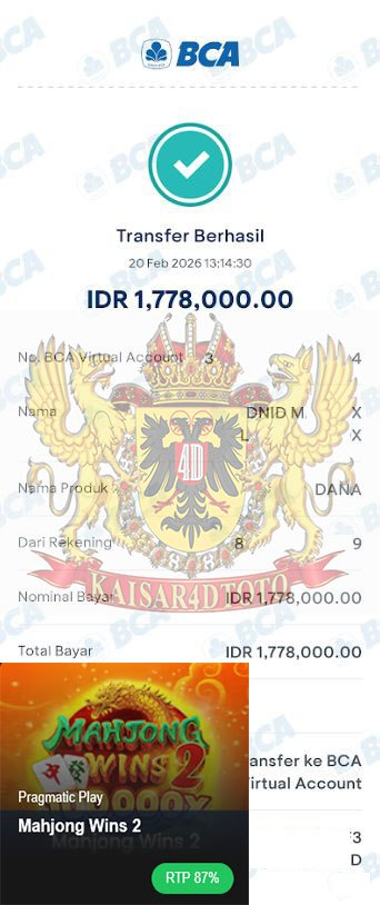 BUKTI JACKPOT KAISAR4DTOTO