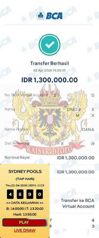 BUKTI JACKPOT KAISAR4DTOTO