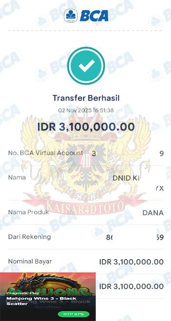 BUKTI JACKPOT KAISAR4DTOTO