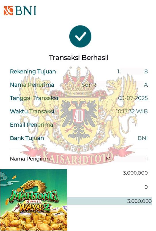 BUKTI JACKPOT KAISAR4DTOTO
