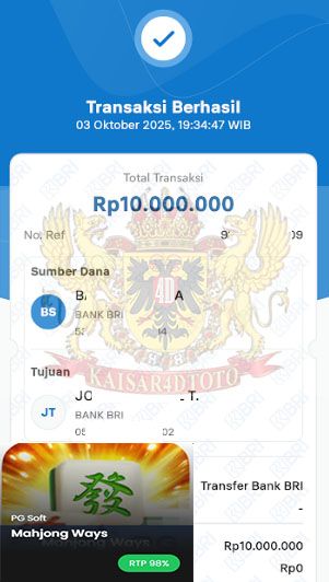 BUKTI JACKPOT KAISAR4DTOTO