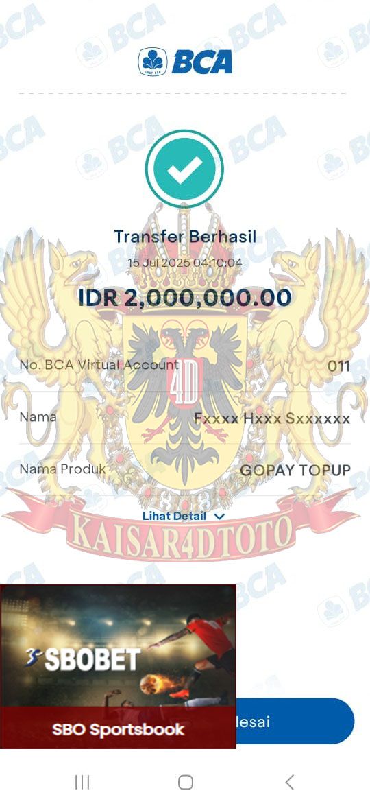 BUKTI JACKPOT KAISAR4DTOTO