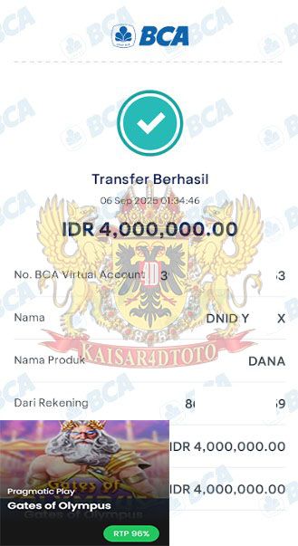 BUKTI JACKPOT KAISAR4DTOTO