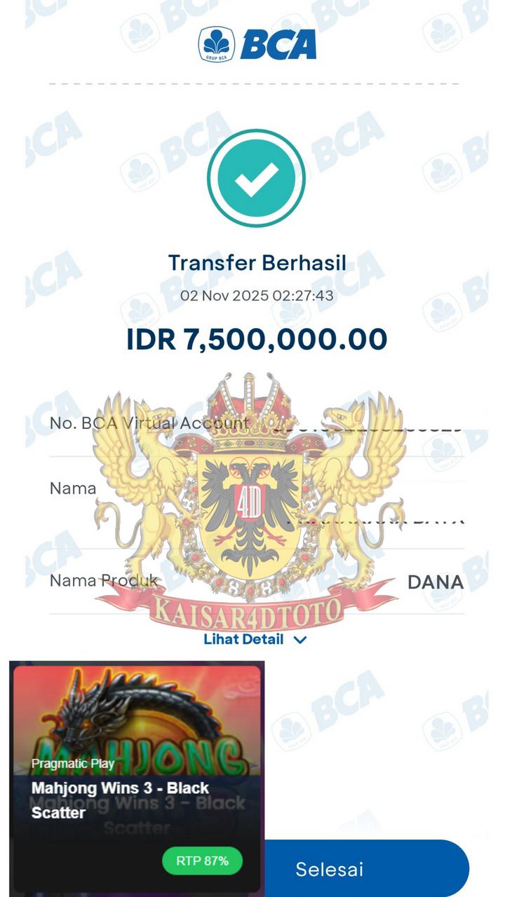 BUKTI JACKPOT KAISAR4DTOTO