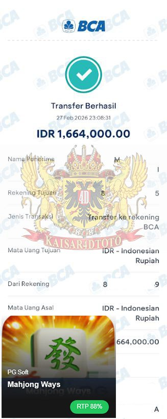 BUKTI JACKPOT KAISAR4DTOTO