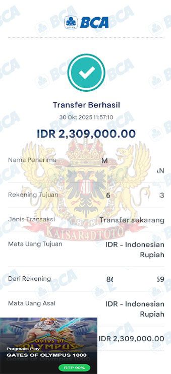 BUKTI JACKPOT KAISAR4DTOTO