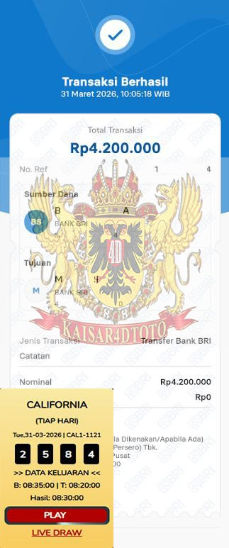 BUKTI JACKPOT KAISAR4DTOTO