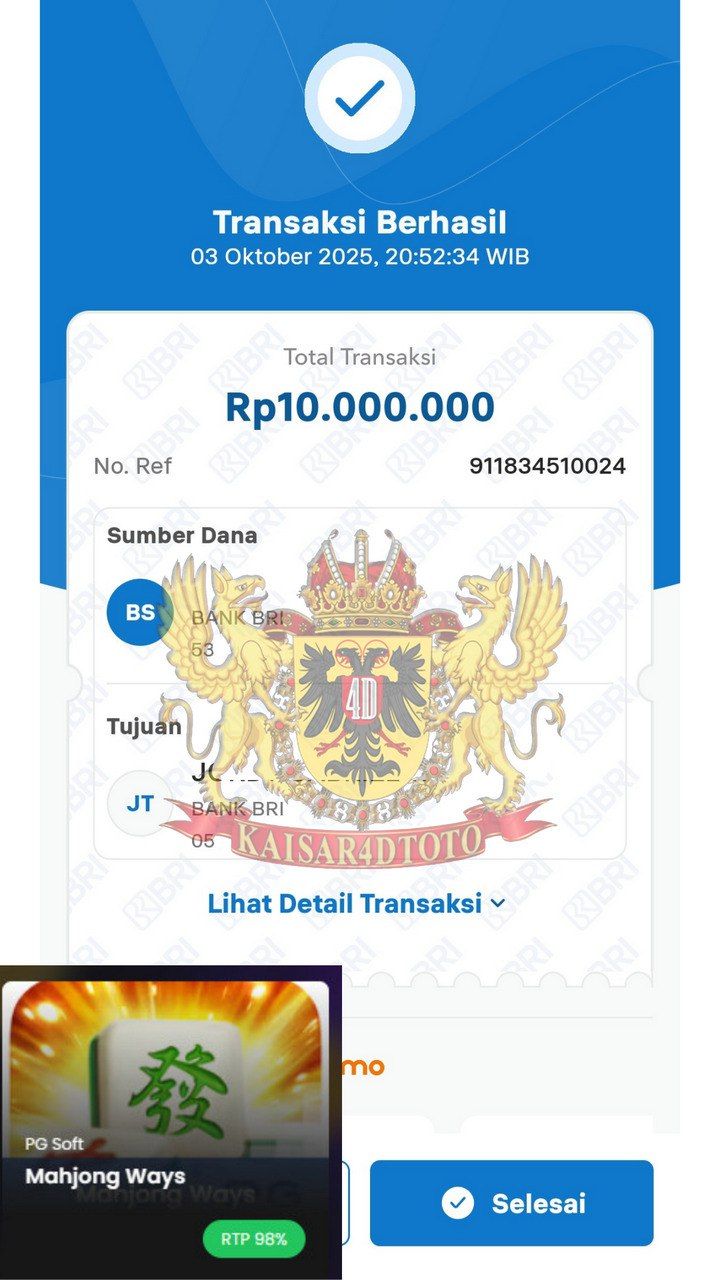 BUKTI JACKPOT KAISAR4DTOTO
