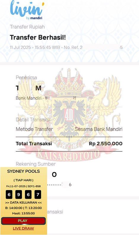 BUKTI JACKPOT KAISAR4DTOTO