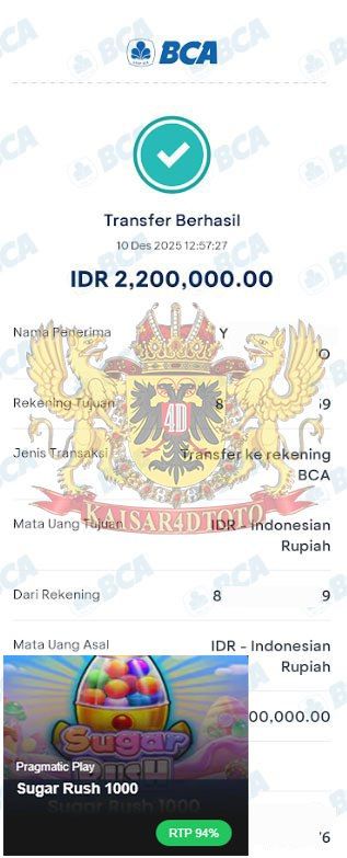 BUKTI JACKPOT KAISAR4DTOTO