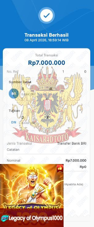 BUKTI JACKPOT KAISAR4DTOTO