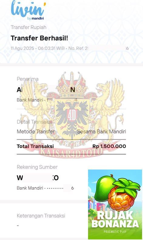 BUKTI JACKPOT KAISAR4DTOTO