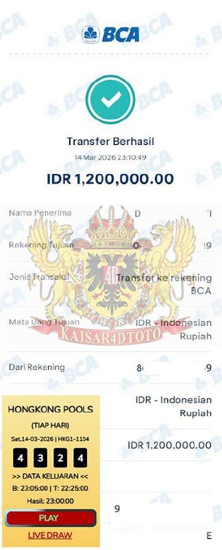 BUKTI JACKPOT KAISAR4DTOTO