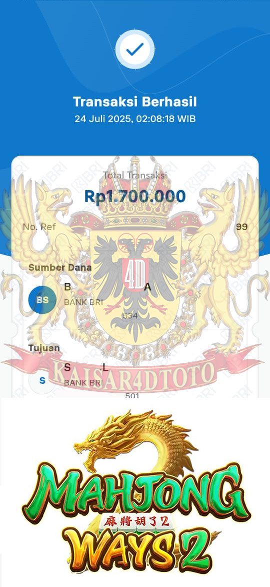 BUKTI JACKPOT KAISAR4DTOTO