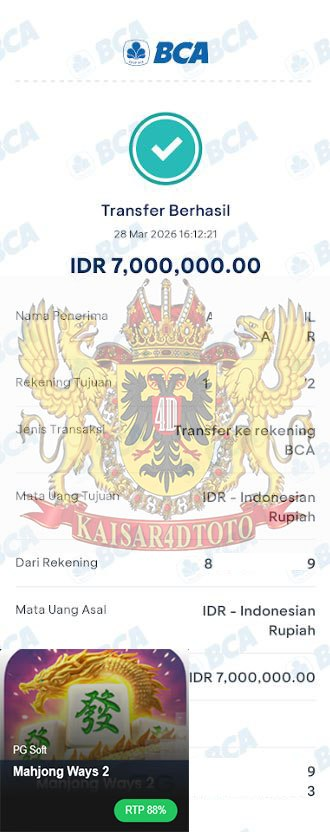 BUKTI JACKPOT KAISAR4DTOTO