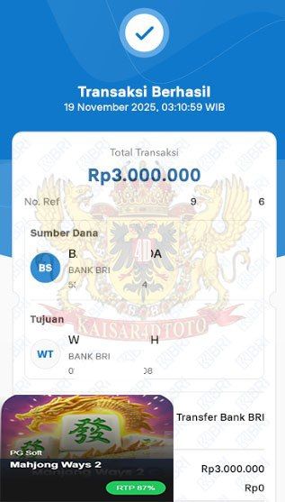 BUKTI JACKPOT KAISAR4DTOTO