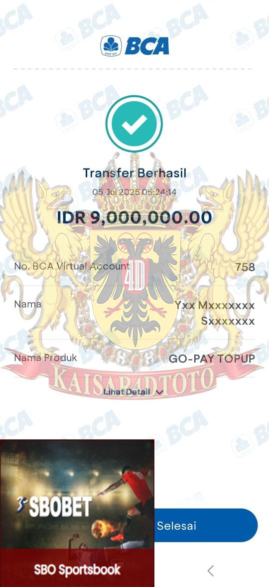 BUKTI JACKPOT KAISAR4DTOTO