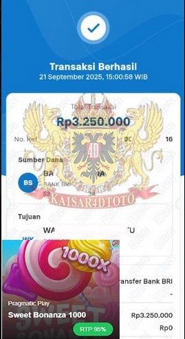 BUKTI JACKPOT KAISAR4DTOTO