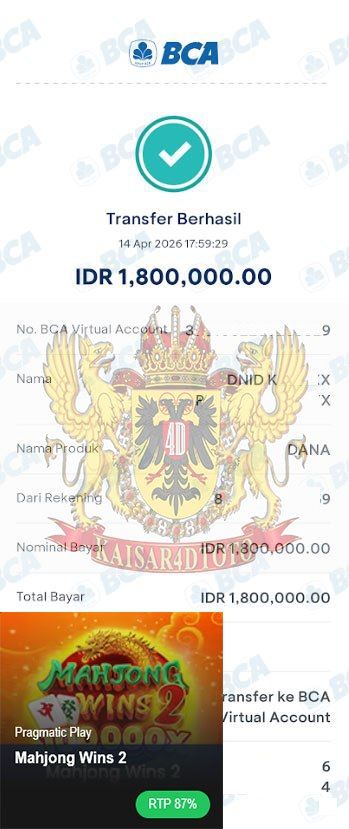 BUKTI JACKPOT KAISAR4DTOTO