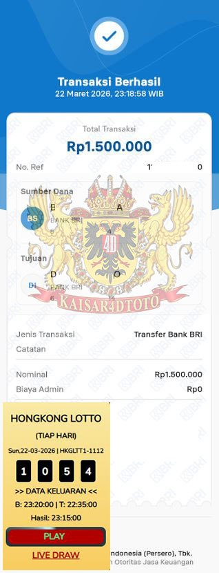 BUKTI JACKPOT KAISAR4DTOTO