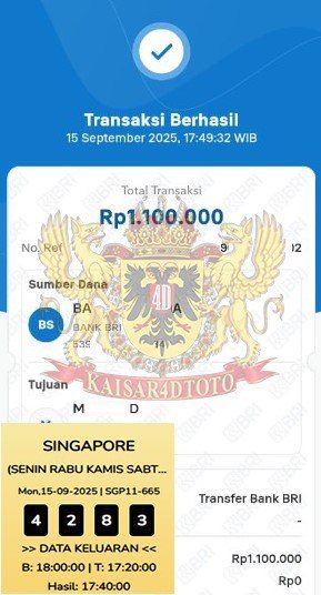 BUKTI JACKPOT KAISAR4DTOTO