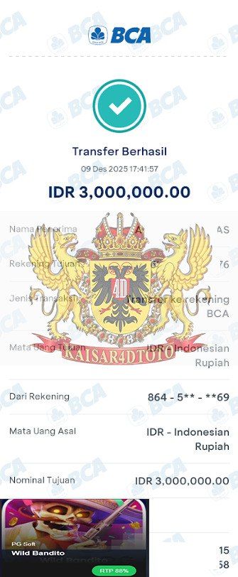 BUKTI JACKPOT KAISAR4DTOTO