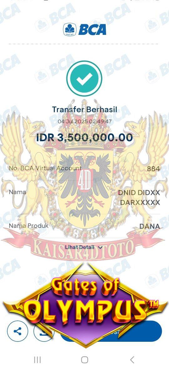 BUKTI JACKPOT KAISAR4DTOTO