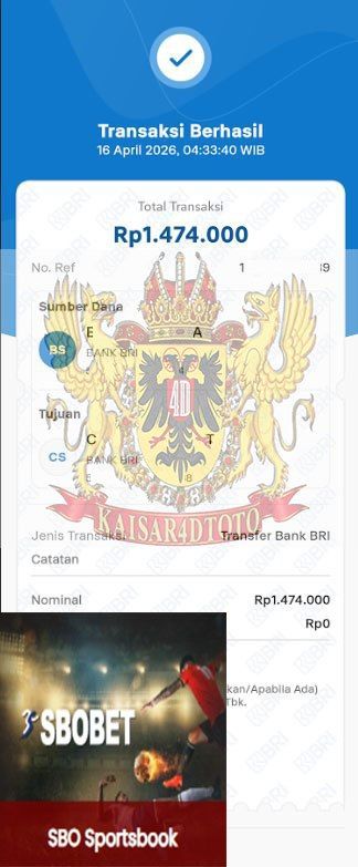 BUKTI JACKPOT KAISAR4DTOTO