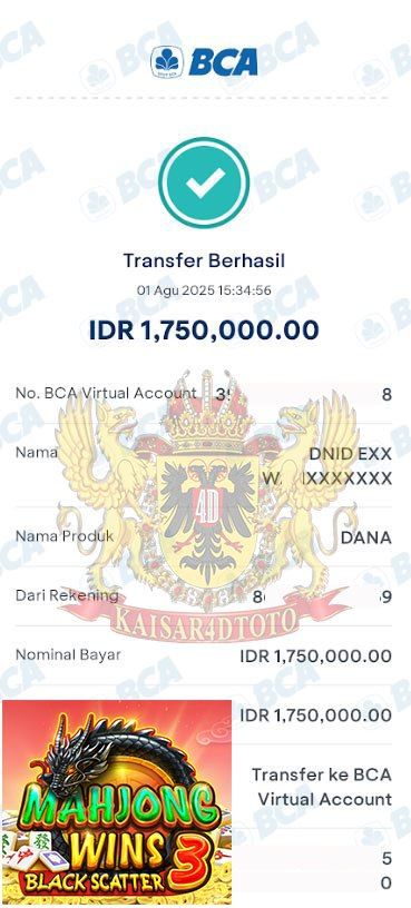 BUKTI JACKPOT KAISAR4DTOTO