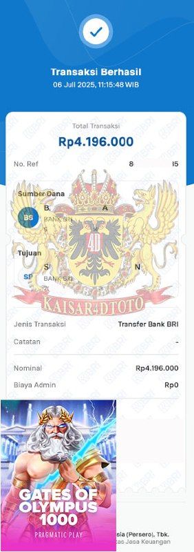 BUKTI JACKPOT KAISAR4DTOTO