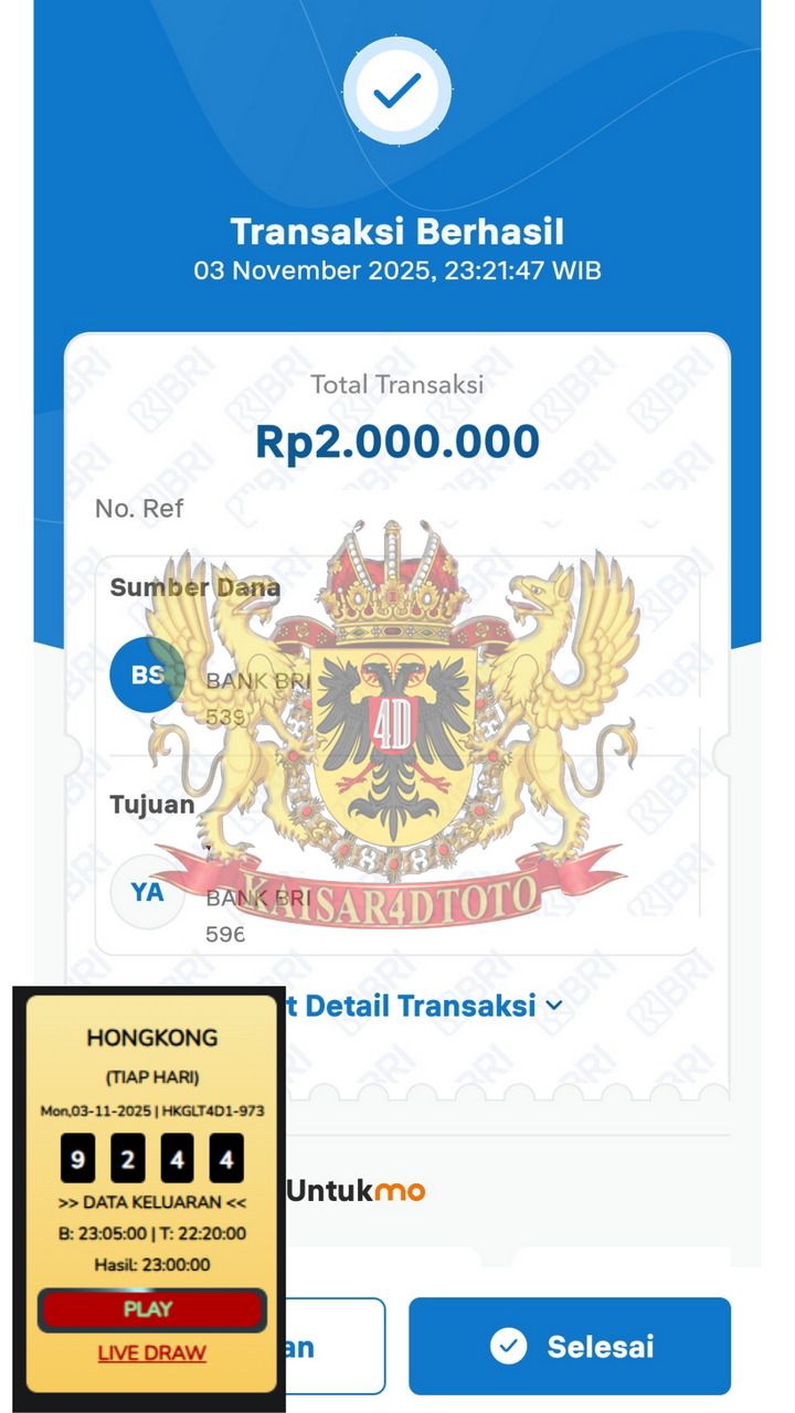 BUKTI JACKPOT KAISAR4DTOTO