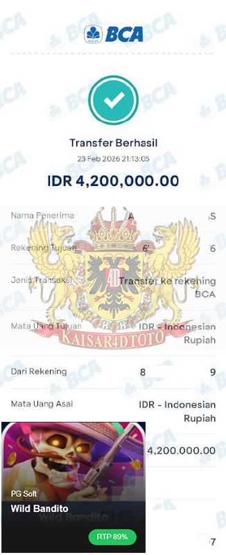 BUKTI JACKPOT KAISAR4DTOTO