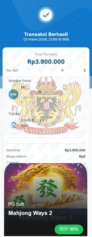 BUKTI JACKPOT KAISAR4DTOTO