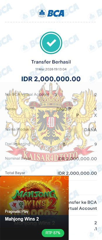 BUKTI JACKPOT KAISAR4DTOTO