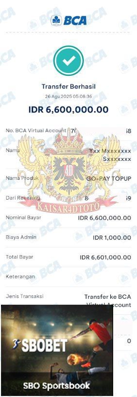 BUKTI JACKPOT KAISAR4DTOTO