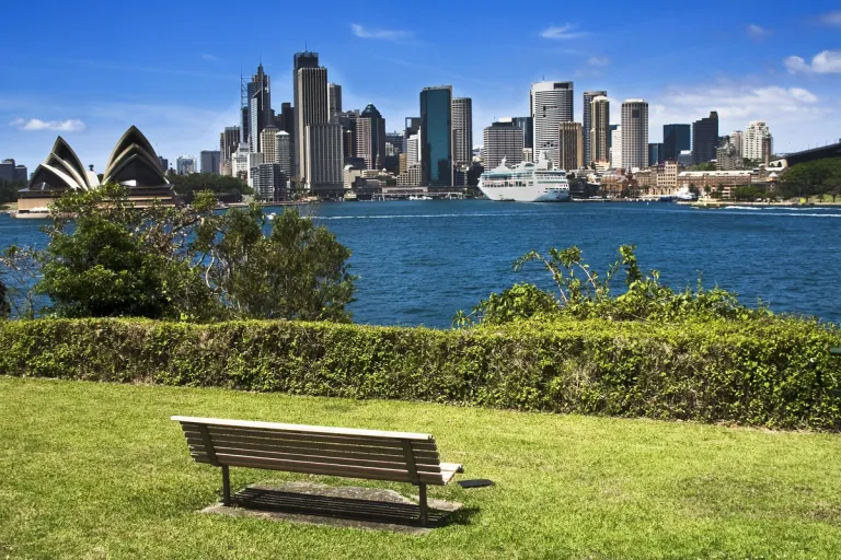 Chair in a Sydney park