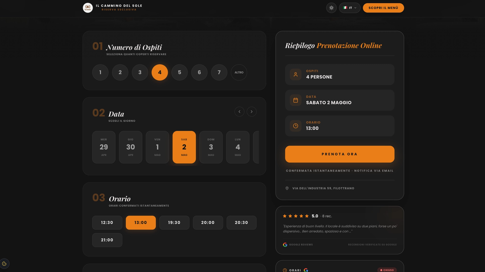Prenotapro algoritmo