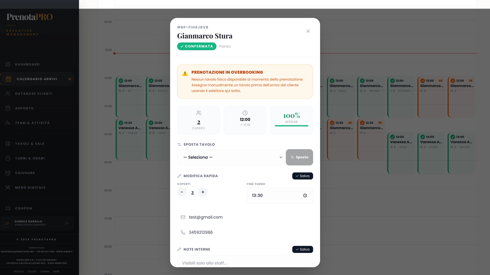 Overbooking Prenotapro