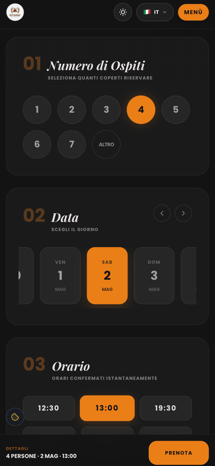 Prenotapro algoritmo mobile