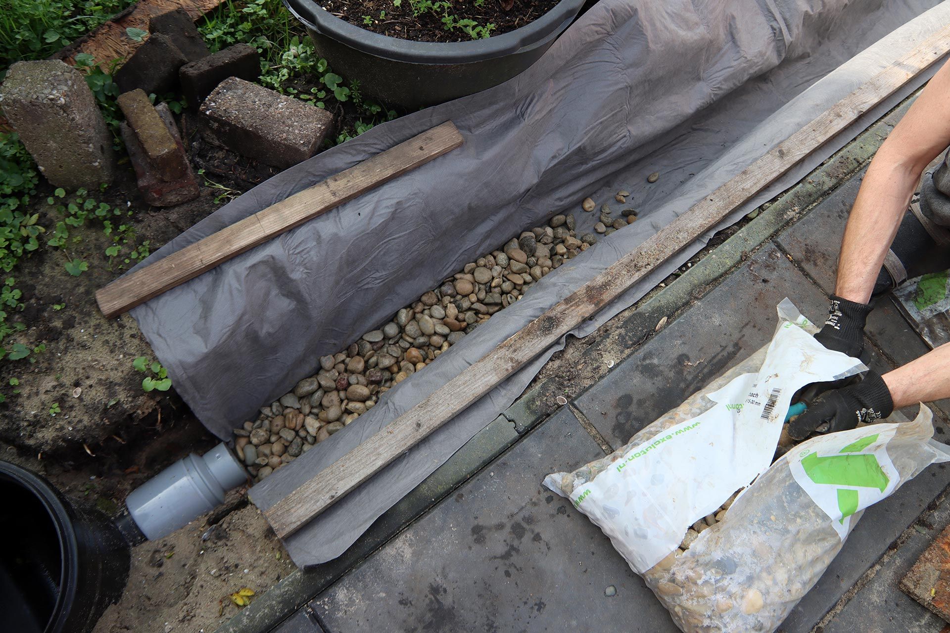Best drainage solutions in East Bridgewater, MA by Contrast Landscape