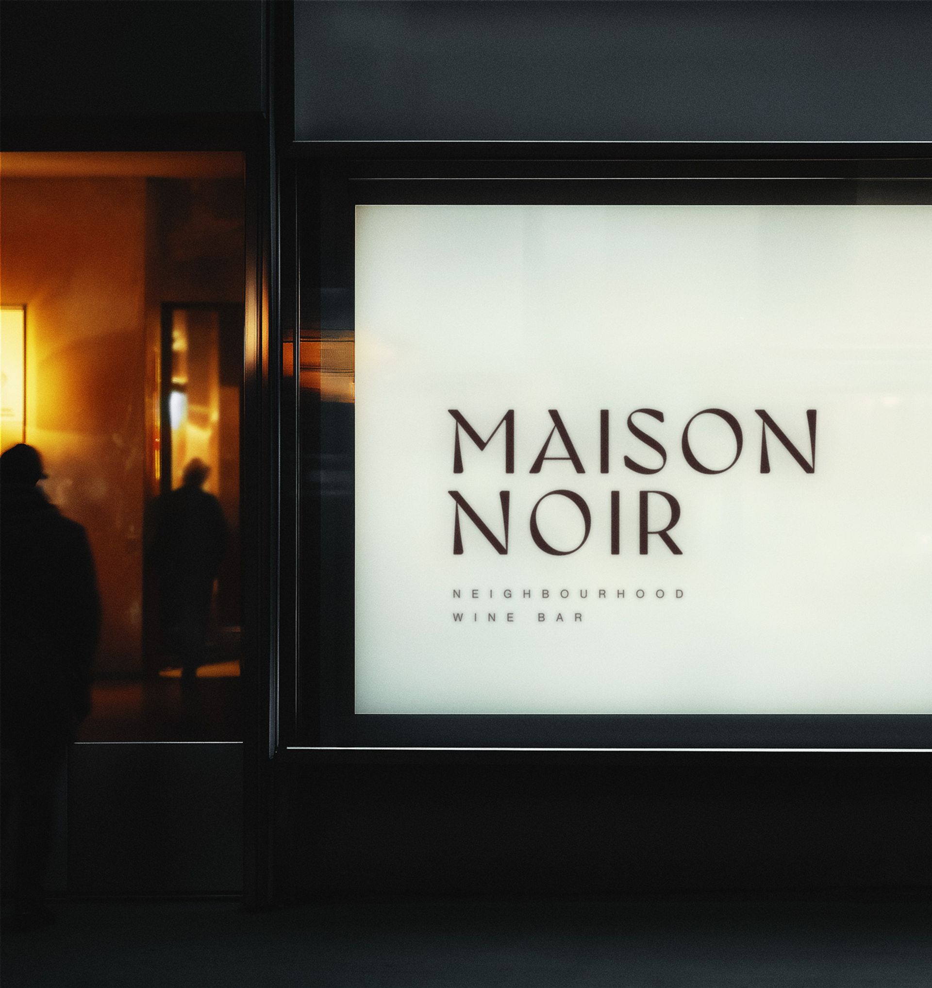 Maison Noir signage