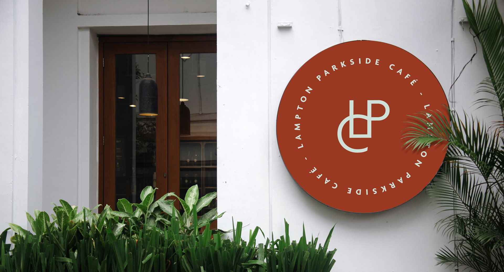Lampton Parkside Cafe menu design