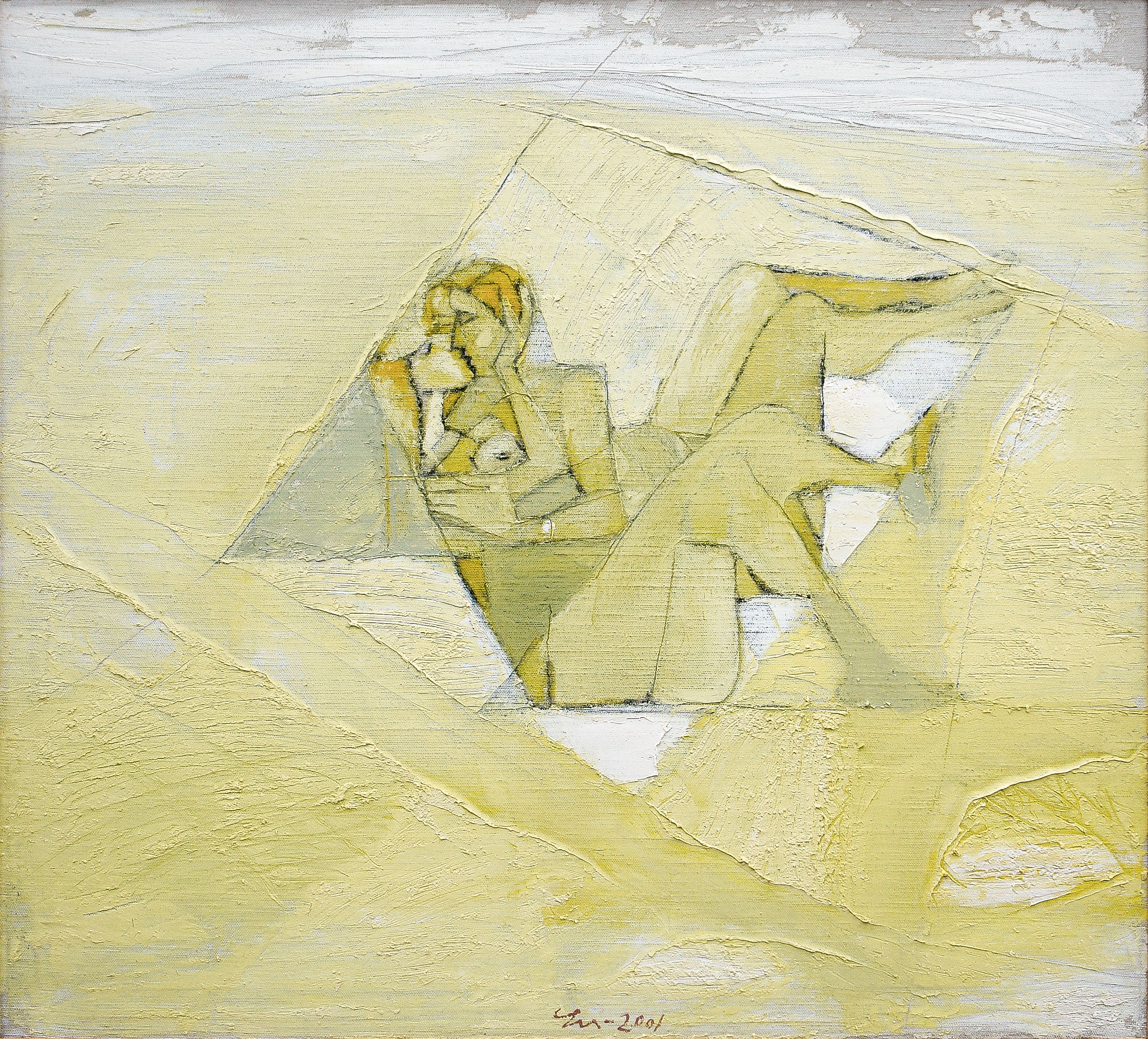 “Lovers”, 2001, Oil by Viktor Chumachenko
