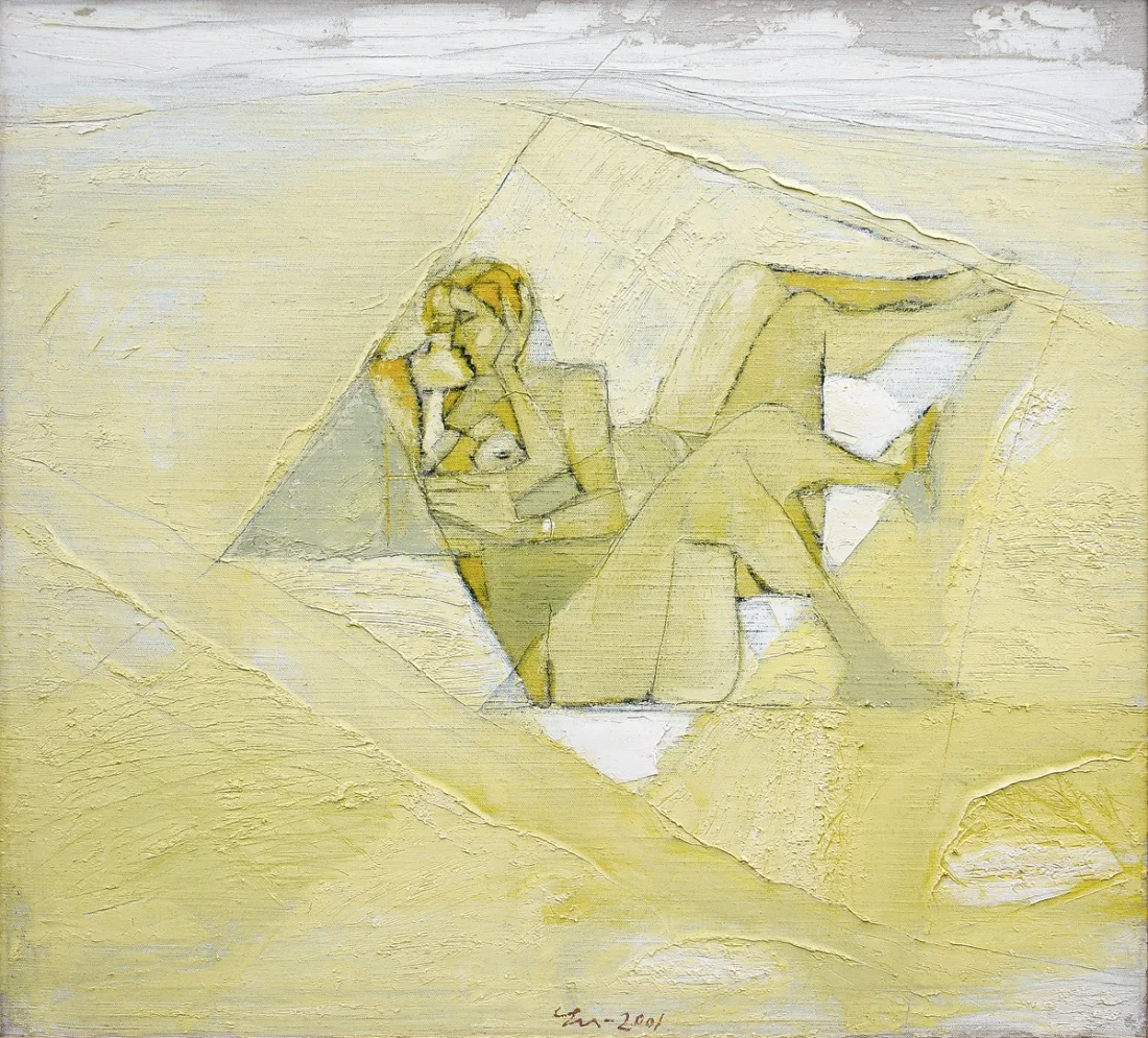 “Lovers”, 2001, Oil by Viktor Chumachenko